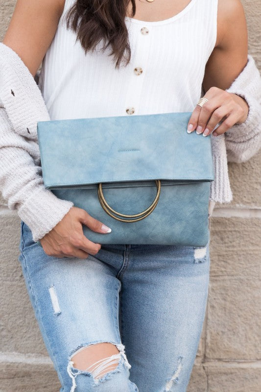 Fold-over O-ring Clutch - Summer at Payton's Online Boutique