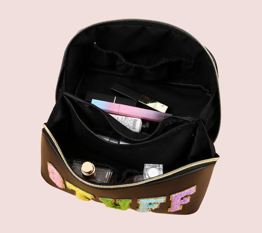 Stuff-Travel Organizer Makeup Cosmetic Bag with Handle - Summer at Payton's Online Boutique