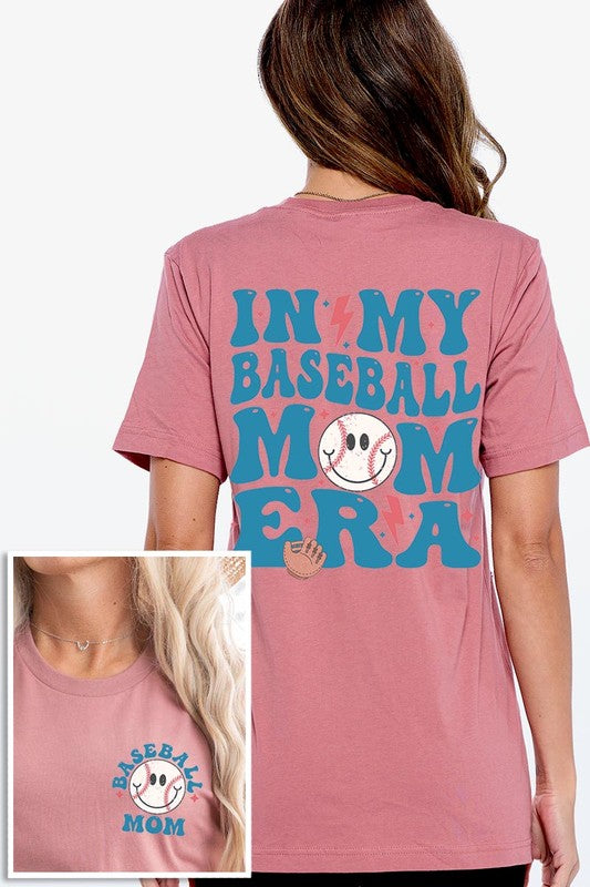 Mauve In My Baseball Mom Era Graphic T Shirt