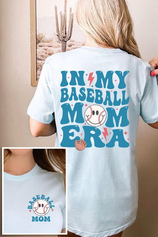 Athletic Heather In My Baseball Mom Era Graphic T Shirt