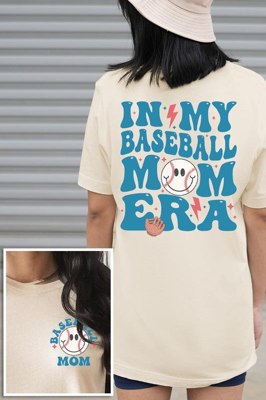 Cream In My Baseball Mom Era Graphic T Shirt