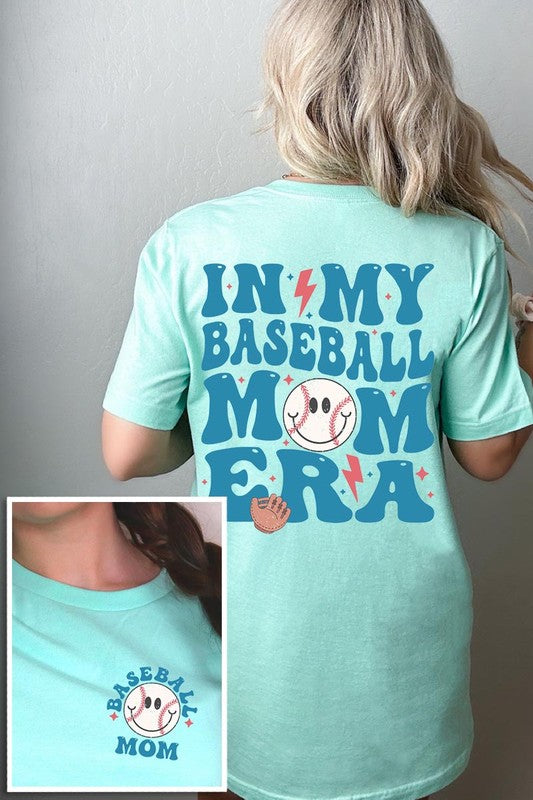 Mint In My Baseball Mom Era Graphic T Shirt