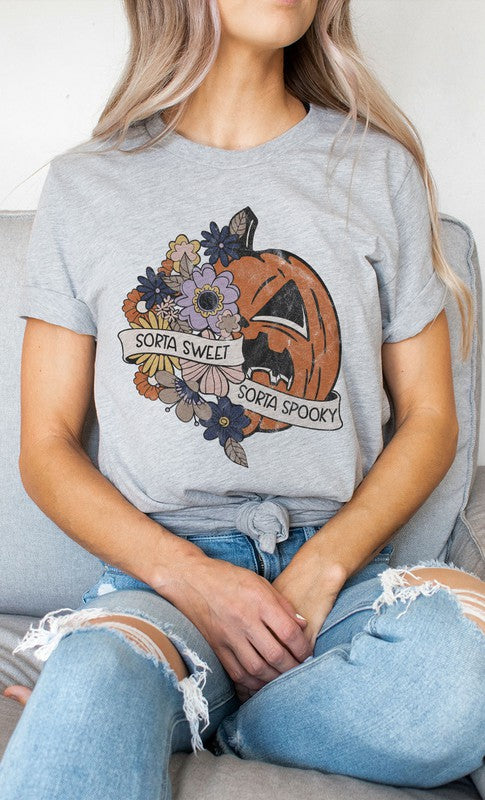 Sorta Sweet Sorta Spooky Graphic Tee - Summer at Payton's Online Boutique