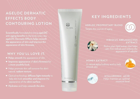 Nu Skin ageLOC Dermatic Effects Body Contouring Lotion + FREE Celltrex Recovery Mask - Summer at Payton's Online Boutique