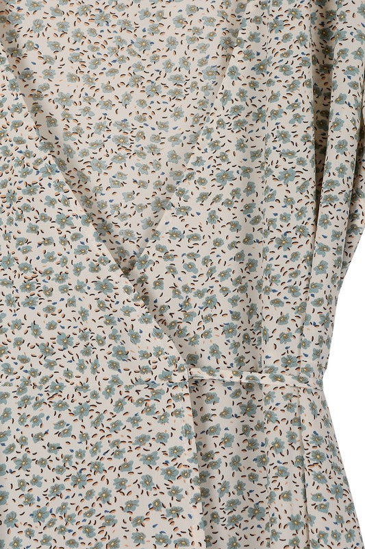 SS V neck wrap dress - Summer at Payton's Online Boutique