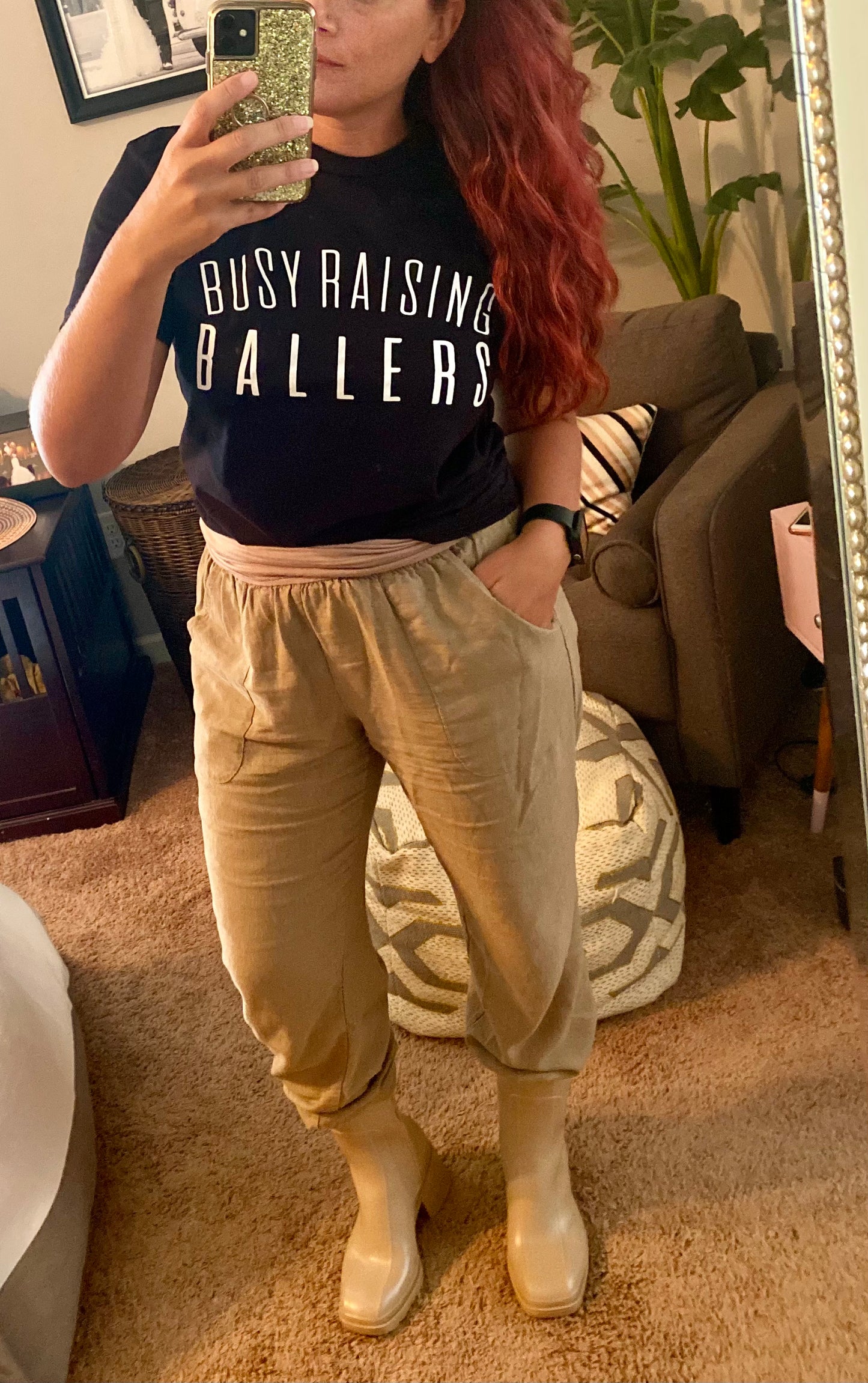 Busy Raising Ballers Tee - Summer at Payton's Online Boutique