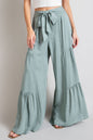 Tiered Wide Leg Pants