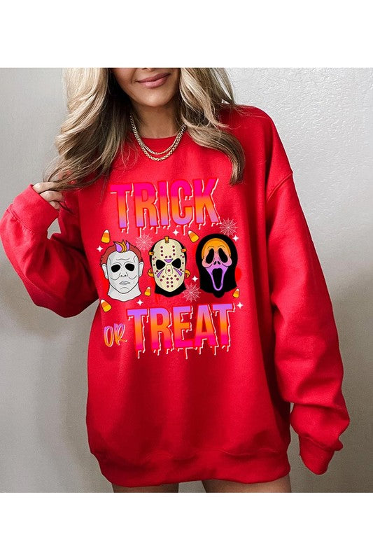 Trick or Treat Halloween Sweatshirt - Summer at Payton's Online Boutique