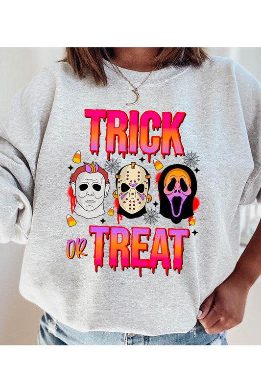 Trick or Treat Halloween Sweatshirt - Summer at Payton's Online Boutique