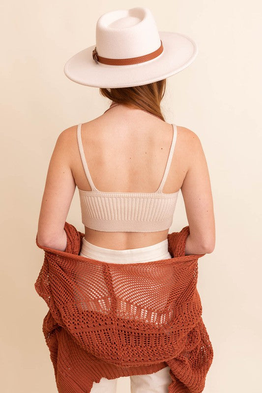 Contour Rib Knit Brami Lounge Top - Summer at Payton's Online Boutique