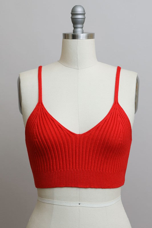 Contour Rib Knit Brami Lounge Top - Summer at Payton's Online Boutique