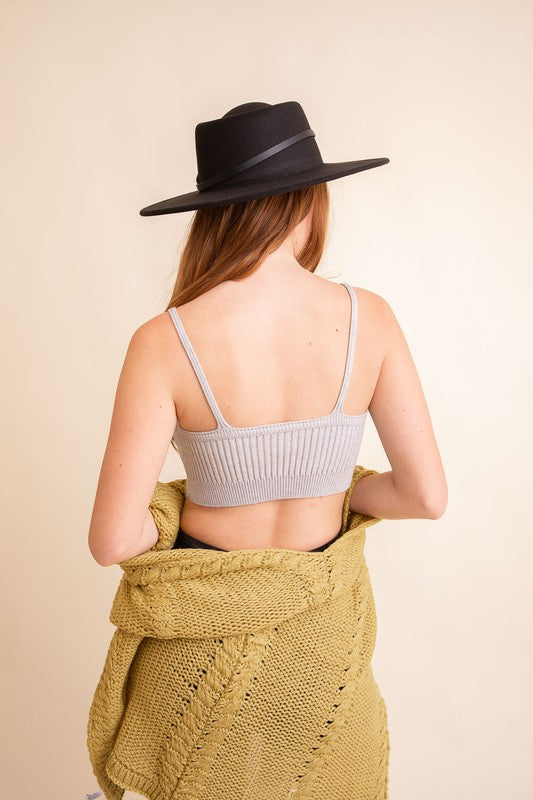 Contour Rib Knit Brami Lounge Top - Summer at Payton's Online Boutique