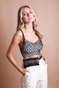 Wide Clutch 6 Ring Chain Belt Bag - Summer at Payton's Online Boutique