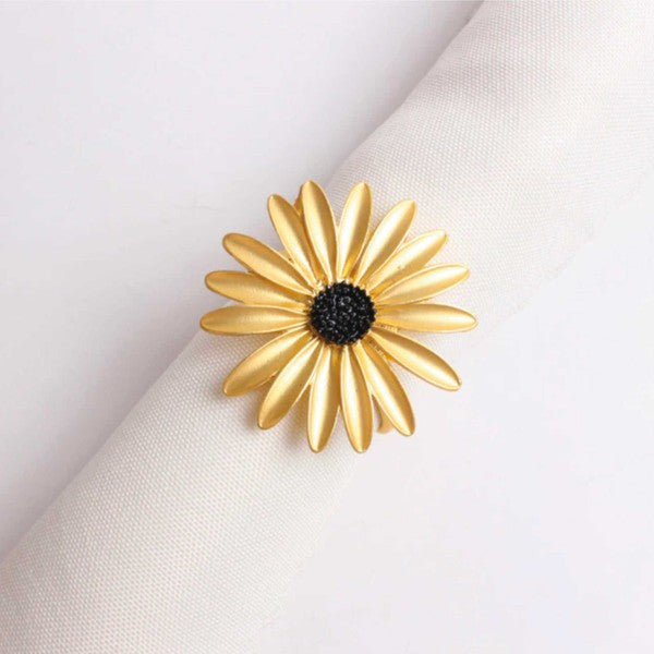 Marguerite Daisy Napkin Ring - Set of 6 - Summer at Payton's Online Boutique