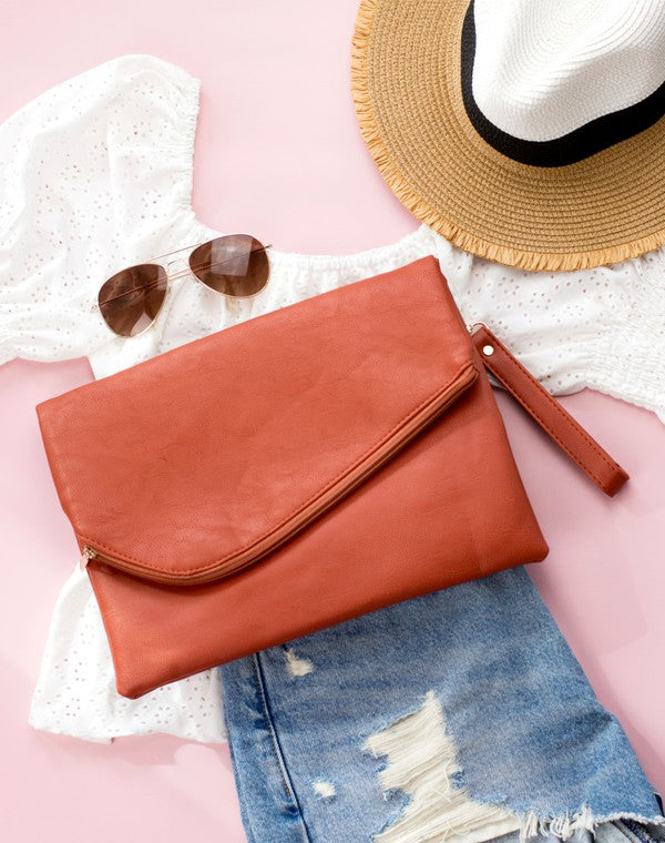 Foldover Envelope Clutch - Summer at Payton's Online Boutique