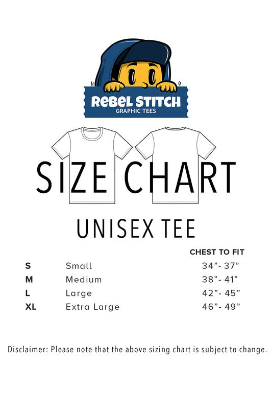 Size chart Weekends. Coffee. and Baseball Graphic Tee