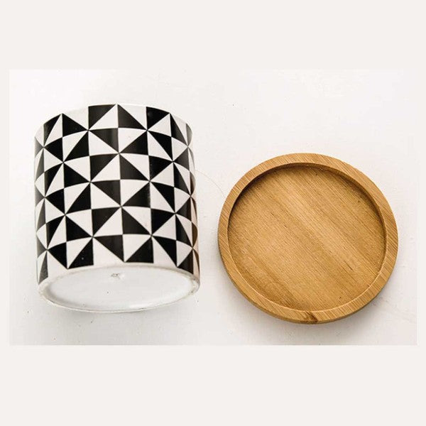 B&W Planters Set of 3 - Summer at Payton's Online Boutique