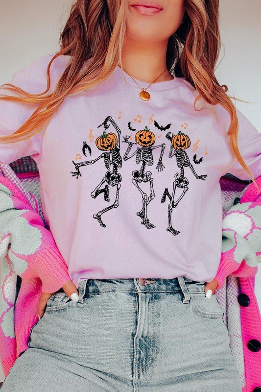 Lilac dancing skeletons Halloween Shirt - Summer at Payton's Boutique