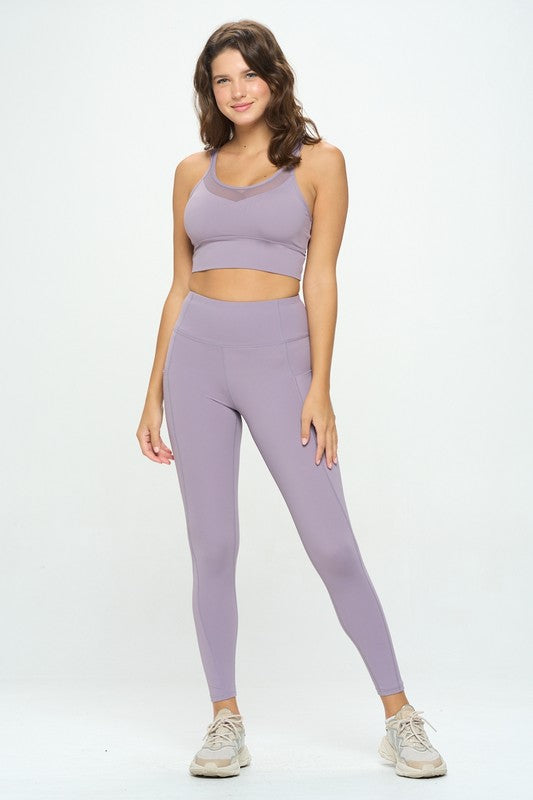 Activewear Set Top and Leggings - Summer at Payton's Online Boutique