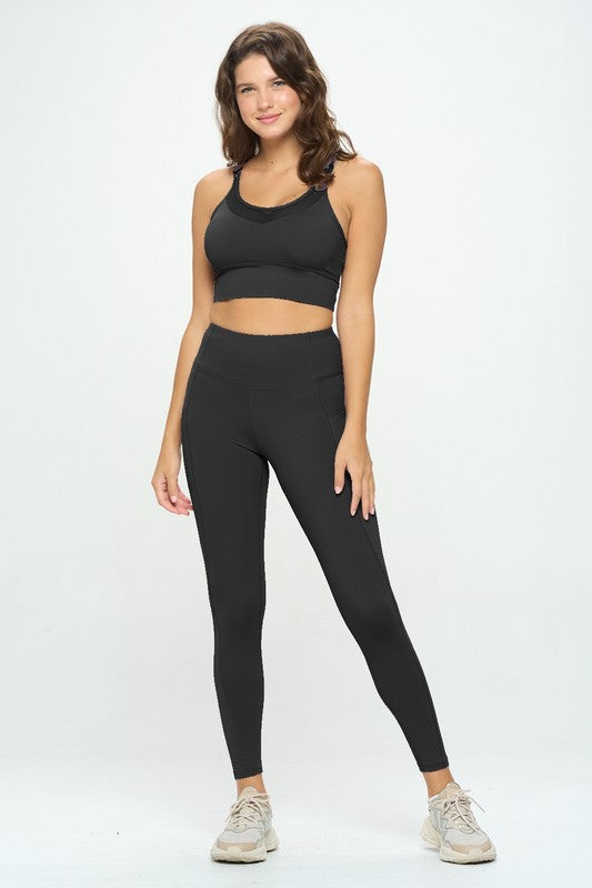 Activewear Set Top and Leggings - Summer at Payton's Online Boutique