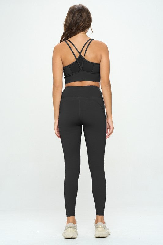 Activewear Set Top and Leggings - Summer at Payton's Online Boutique