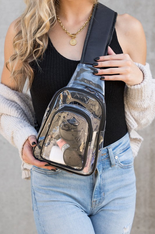 Stadium and Concert Clear Sling Bag
