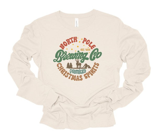 North Pole Brewing Co Premium Spirits Long Sleeved Tee
