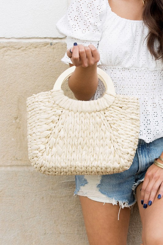 Woven Tote - Summer at Payton's Online Boutique