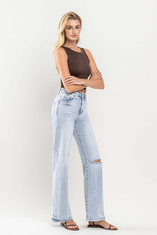 90's Vintage Super High-Rise Flare Jeans - Summer at Payton's Online Boutique