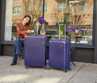 Best Luggage 2024: MKF Tulum Check-in Spinner with TSA Security Lock - Summer at Payton's Online Boutique