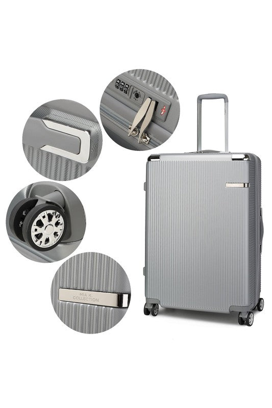 Best Luggage 2024: MKF Tulum Check-in Spinner with TSA Security Lock - Summer at Payton's Online Boutique