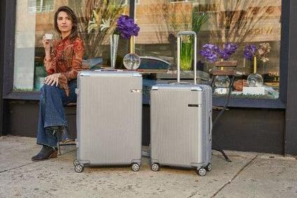 Best Luggage 2024: MKF Tulum Check-in Spinner with TSA Security Lock - Summer at Payton's Online Boutique