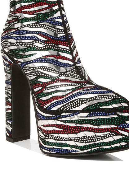 Cartier Pattern Embellishment Platform Boots - Summer at Payton's Online Boutique