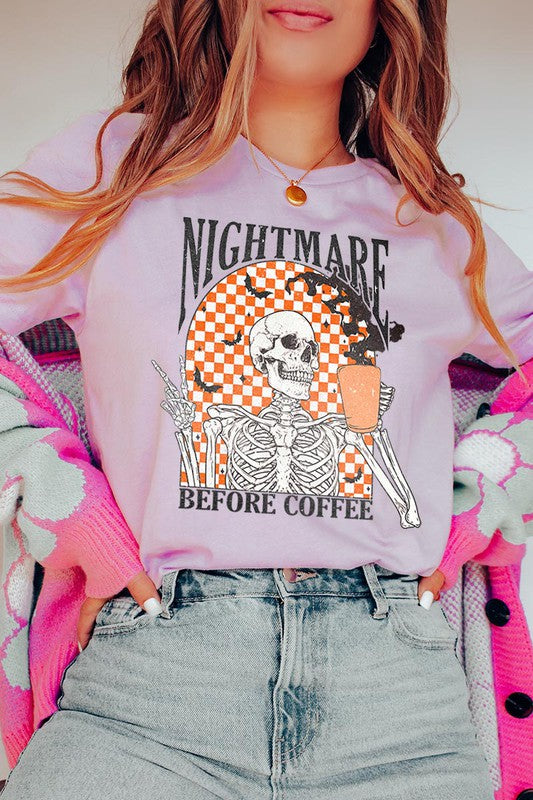 Nightmare Before Coffee Tee - Summer at Payton's Online Boutique