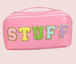 Stuff-Travel Organizer Makeup Cosmetic Bag with Handle - Summer at Payton's Online Boutique