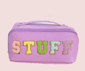 Stuff-Travel Organizer Makeup Cosmetic Bag with Handle - Summer at Payton's Online Boutique