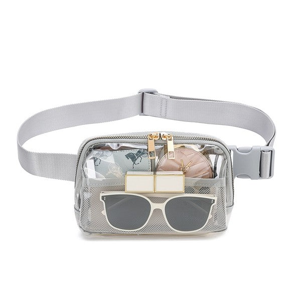 Clear Stadium Belt Bag - Summer at Payton's Online Boutique