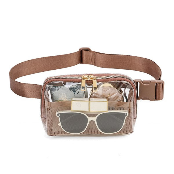 Clear Stadium Belt Bag - Summer at Payton's Online Boutique