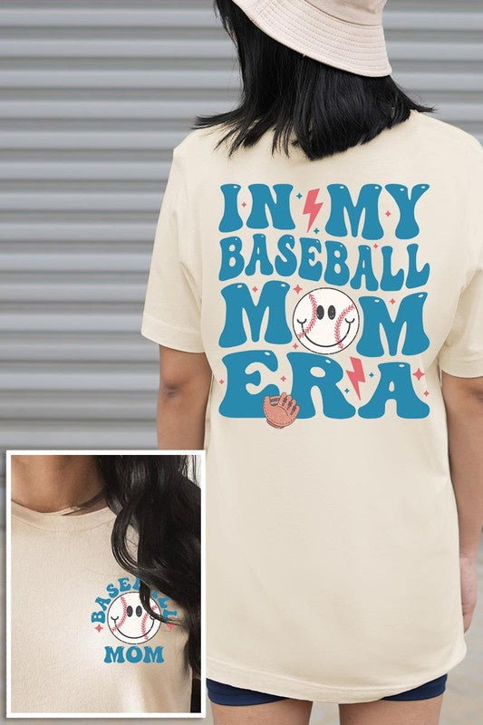 Cream In My Baseball Mom Era Graphic T Shirt