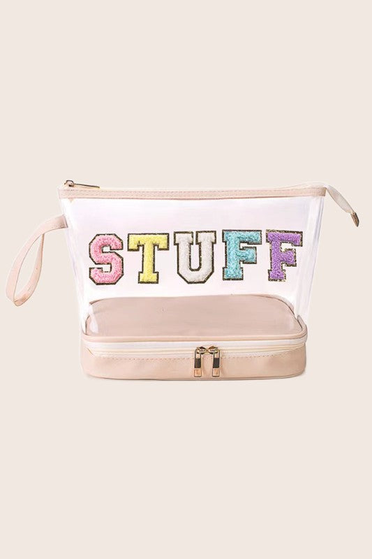 Stuff - Make up Cosmetic Bag - Travel Organizer Case - Summer at Payton's Online Boutique