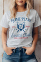 Ash Home Plate Social Club Baseball Graphic Tee