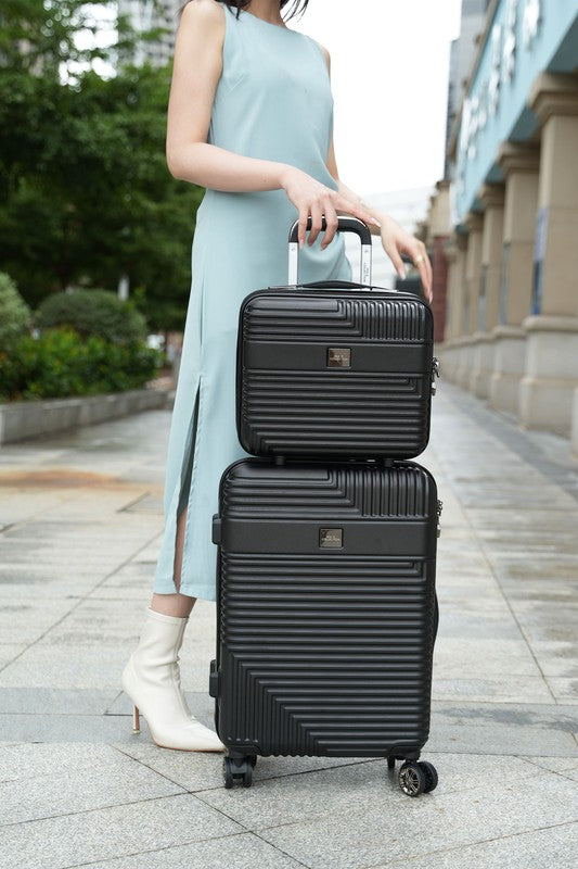Best Luggage 2024: MKF Mykonos Luggage Set Carry-on and Cosmetic Case - Summer at Payton's Online Boutique