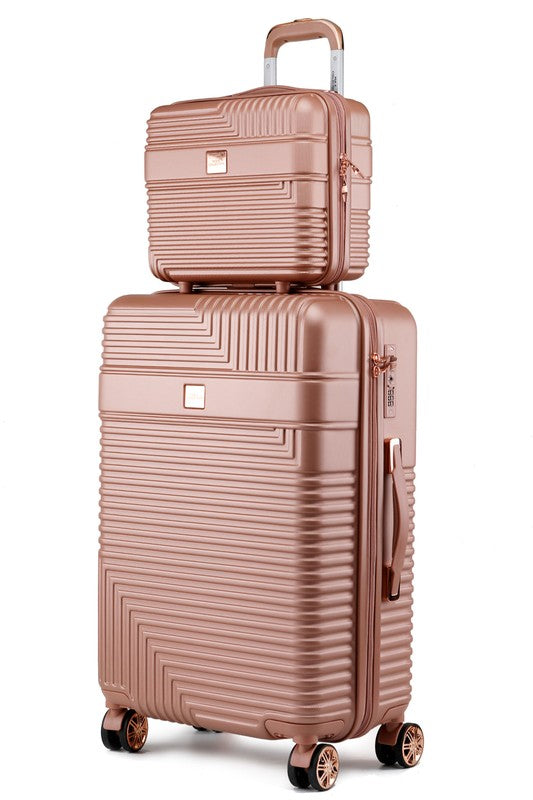 Best Luggage 2024: MKF Mykonos Luggage Set Carry-on and Cosmetic Case - Summer at Payton's Online Boutique