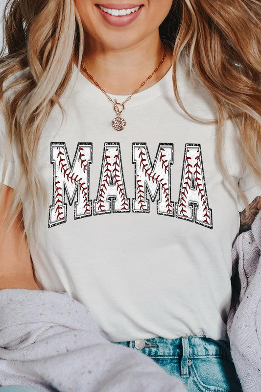 Baseball Mama Graphic T-Shirt - Summer at Payton's Online Boutique
