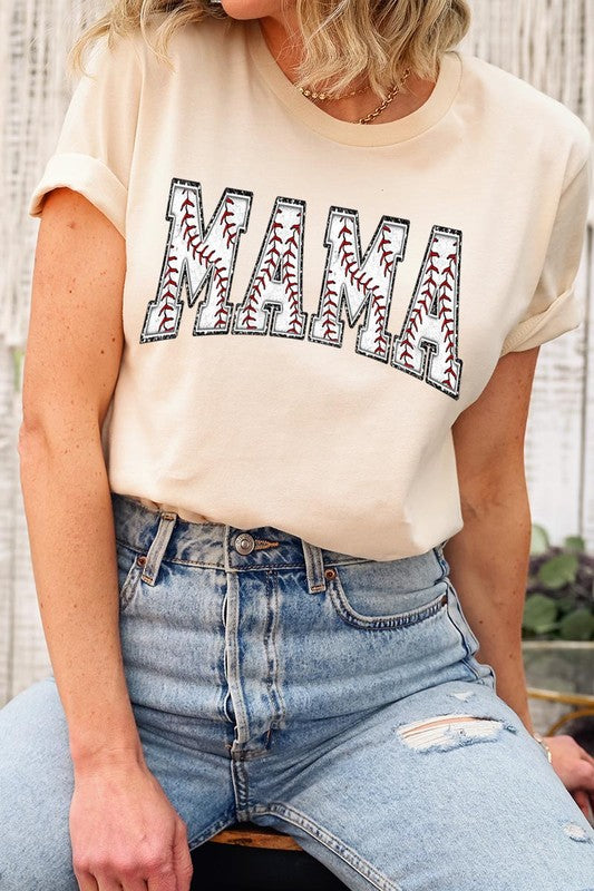 Baseball Mama Graphic T-Shirt - Summer at Payton's Online Boutique