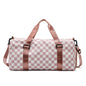 Checker Weekender Travel Luggage Tote Bag