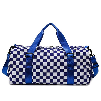 Checker Weekender Travel Luggage Tote Bag