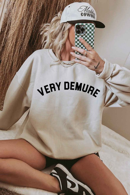 "Very Demure" Sweatshirt - Summer at Payton's Online Boutique