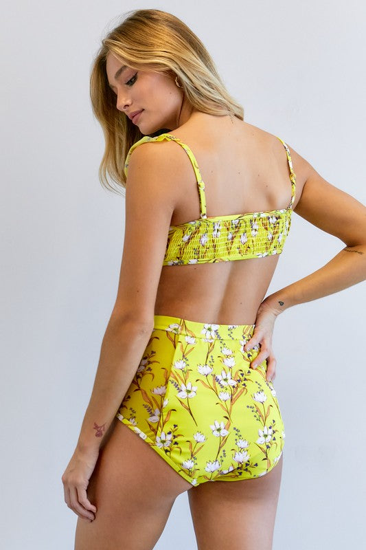 Floral Printed Swimwear Set - Summer at Payton's Online Boutique