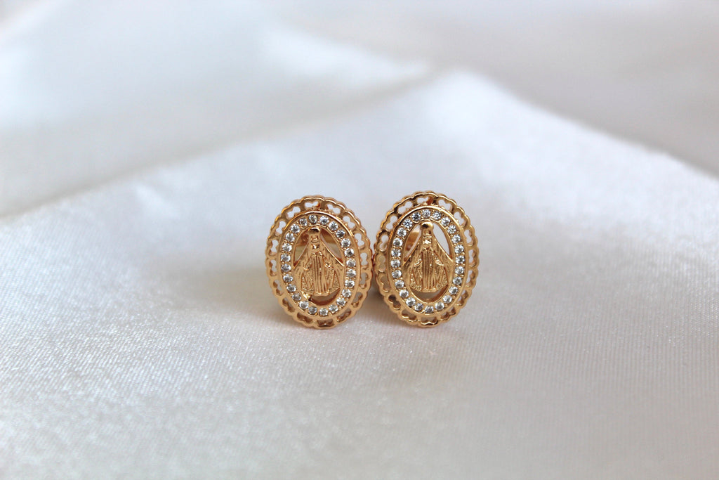 Miraculous Our Lady of Grace Earrings